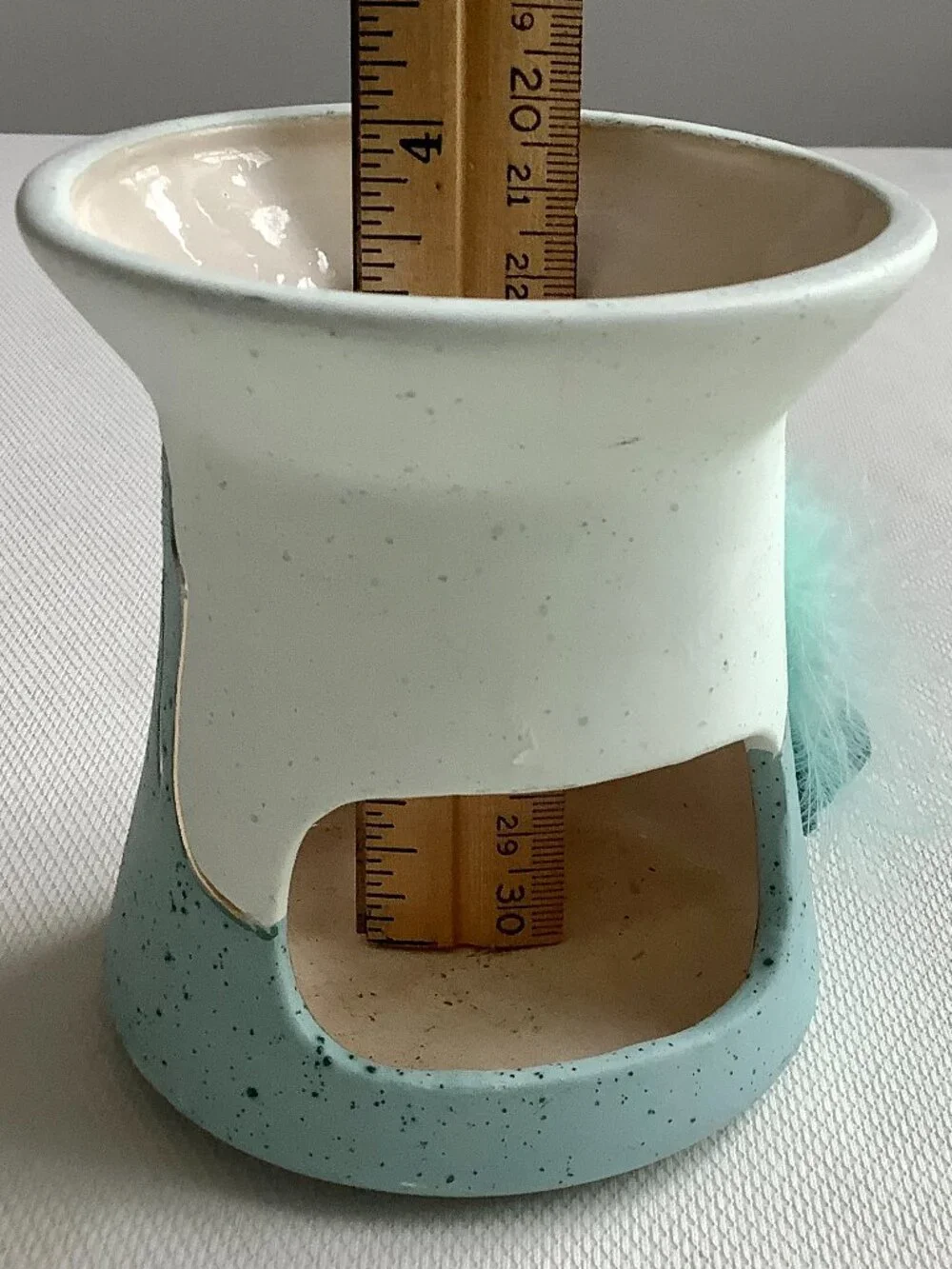 Collection of small Southwest Candle holders Clay Ceramic